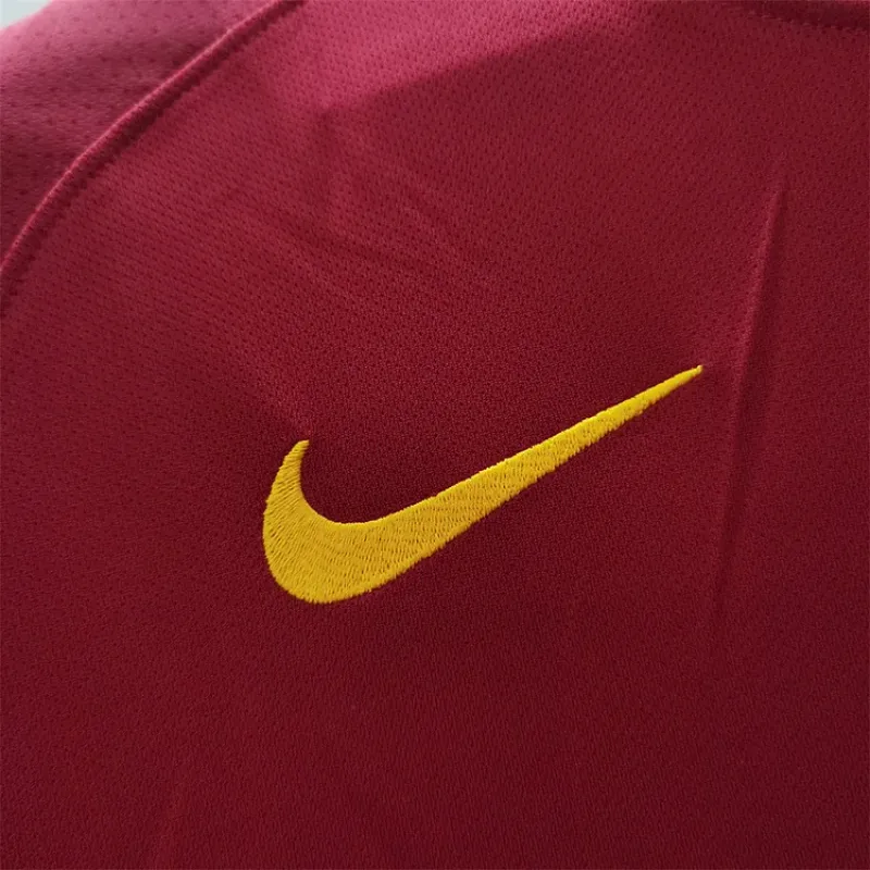2017/18 Roma Retro Home Football Jersey