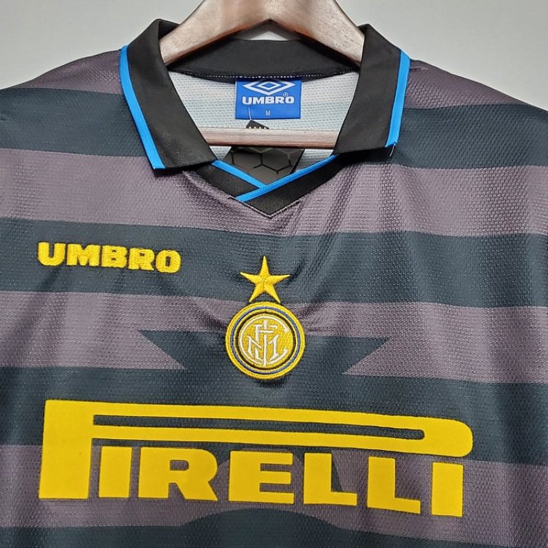 1997/1998 Retro Internazionale Milan third Football Jersey 1:1 Thai Quality