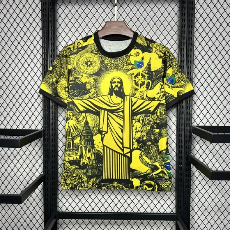 Brazil 24/25 Jesus Special Edition Jersey (Yellow)