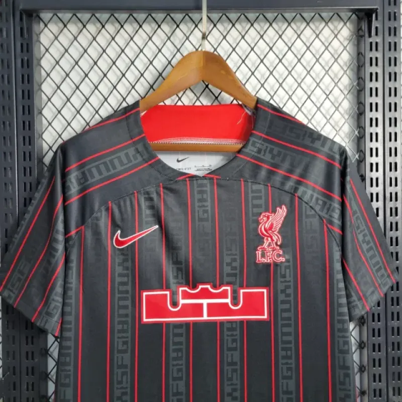 Camisa Liverpool 'Lebron James' 2023 Nike Torcedor Masculina