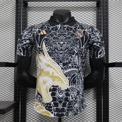 2024-2025 Real Madrid Special Edition Player Edition Black Jersey 1:1 Thailand Quality