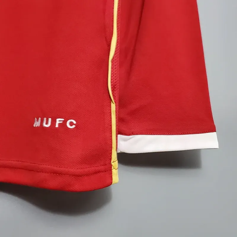 2006-2007 Retro Long Sleeve Manchester United Home Football Shirt 1:1 Thai Quality