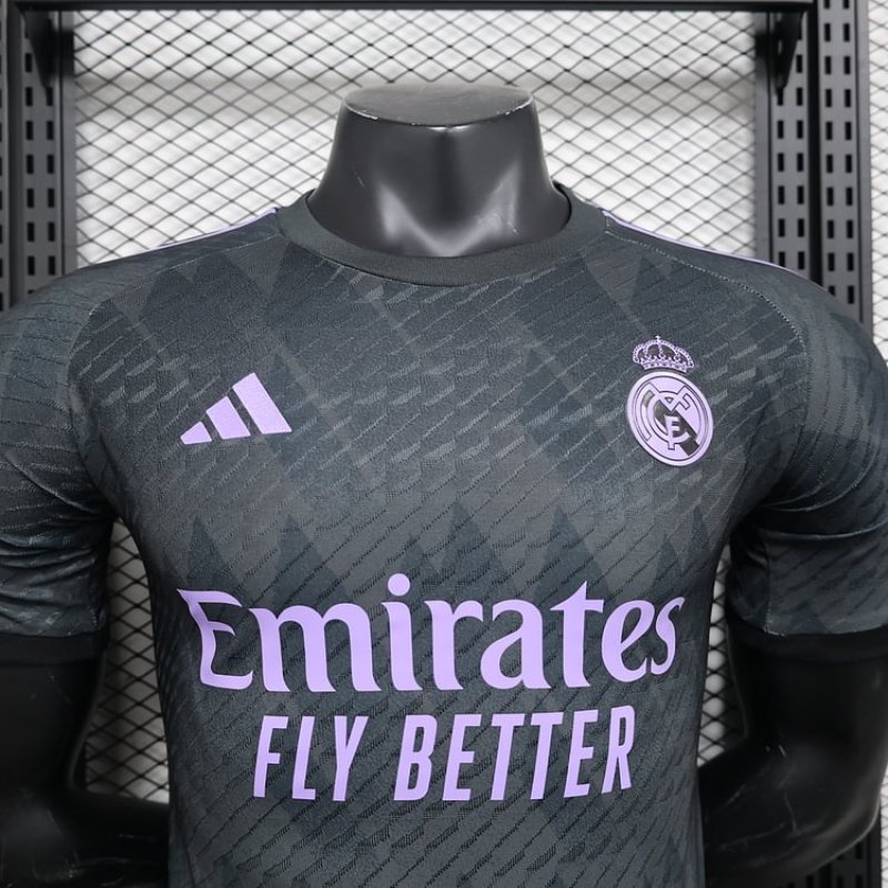 2024-2025 Real Madrid Special Edition Player Edition Black Jersey 1:1 Thailand Quality
