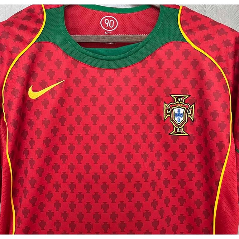 Nike Portugal Euro 2004 Remake Retro Portugal Home Football Shirt