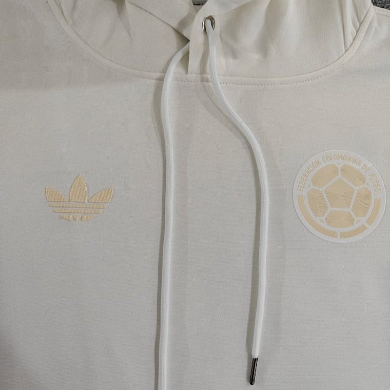 Colombia 24/25  100th Anniversary Hoodie conmemorativo seleccion -White