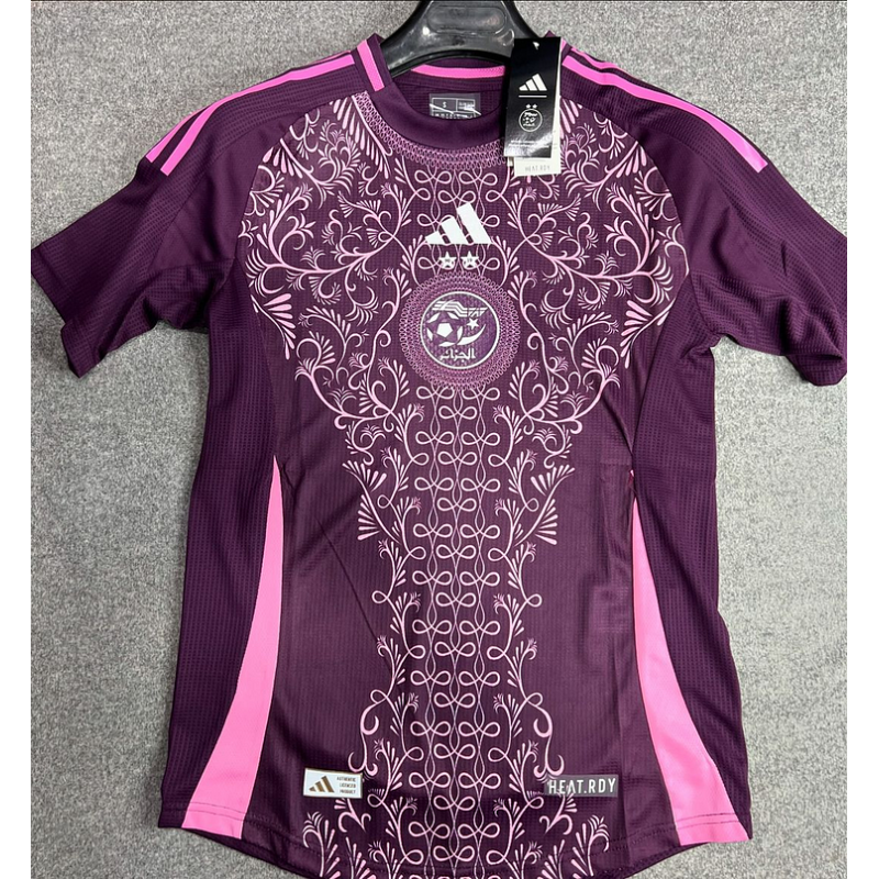 24-25 Algeria away Purple Special Edition Soccer Jersey（With stars）