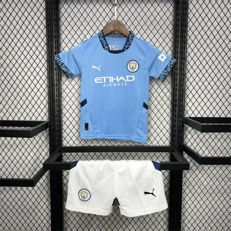 2023/2024 Manchester City Special Edition Grey Football Shirt 1:1 Thai Quality Kids Size