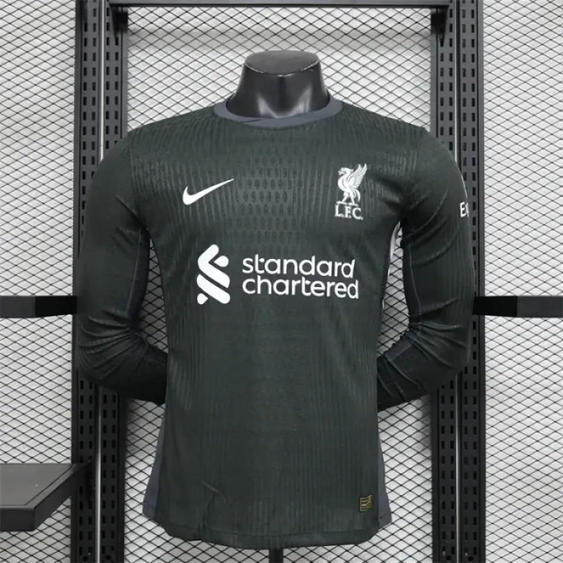 Liverpool 24/25 Away Long Sleeve Football Shirt - Player Edition