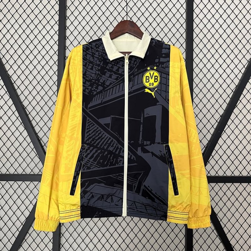 24/25 Dortmund Reversible Windbreaker Football Shirt