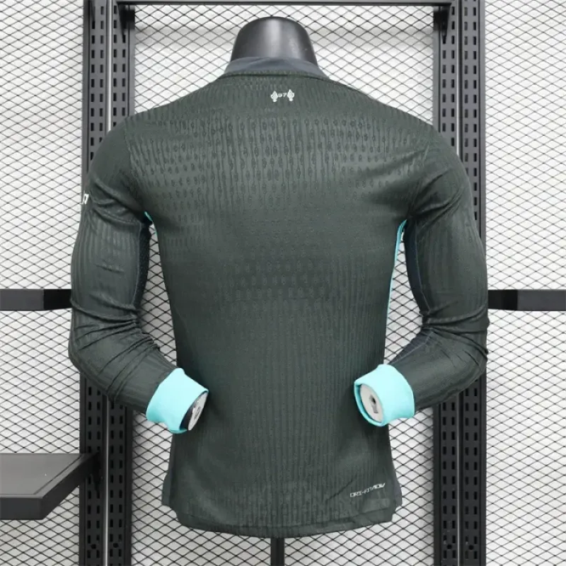 Liverpool 24/25 Away Long Sleeve Football Shirt - Player Edition