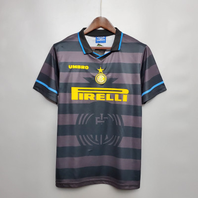 1997/1998 Retro Internazionale Milan third Football Jersey 1:1 Thai Quality