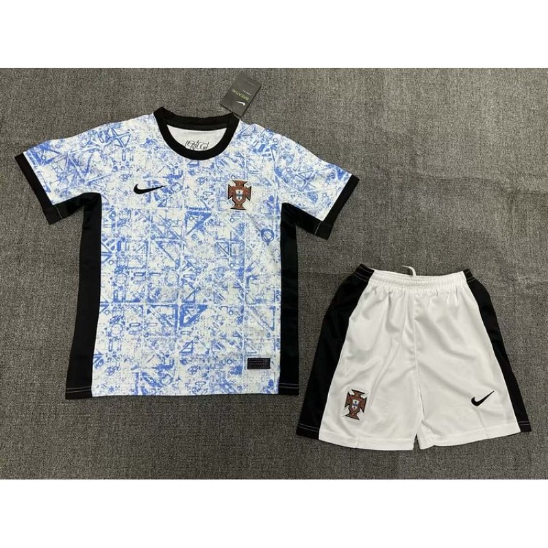 2024 Portugal Away Football Shirt 1:1 Thai Quality Kids Size