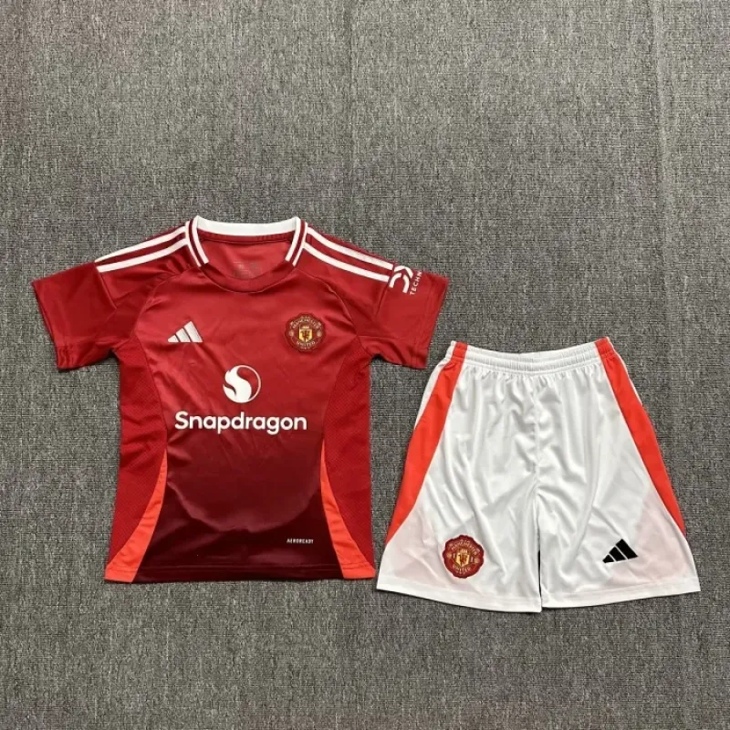 Kids Manchester united Home Jersey 24/25 Football Kit