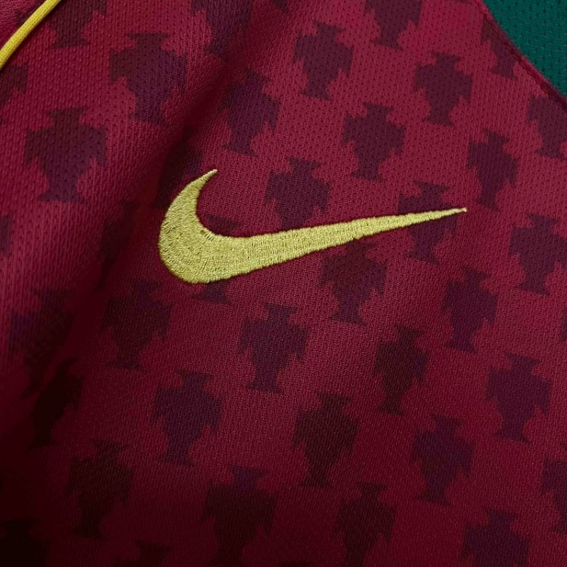 Nike Portugal Euro 2004 Remake Retro Portugal Home Football Shirt