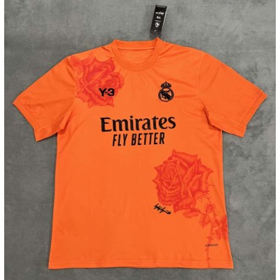 2024/2025 Real Madrid Y-3 Special Edition Orange Football Shirt 1:1 Thai Quality