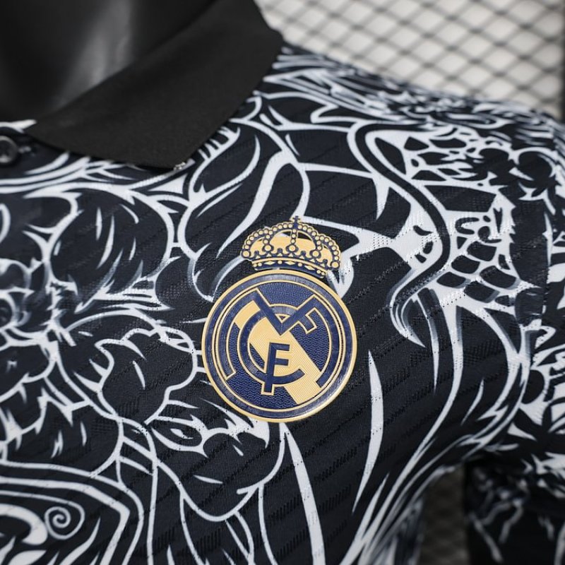 2024-2025 Real Madrid Special Edition Player Edition Black Jersey 1:1 Thailand Quality