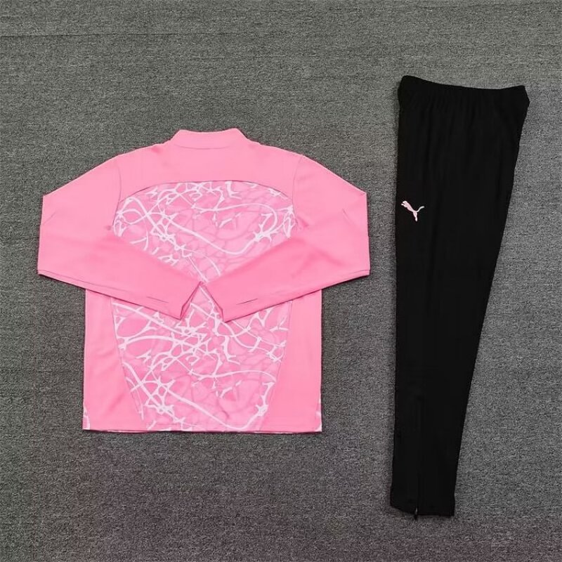 24/25 Manchester City half-dressed training suit pink football jersey