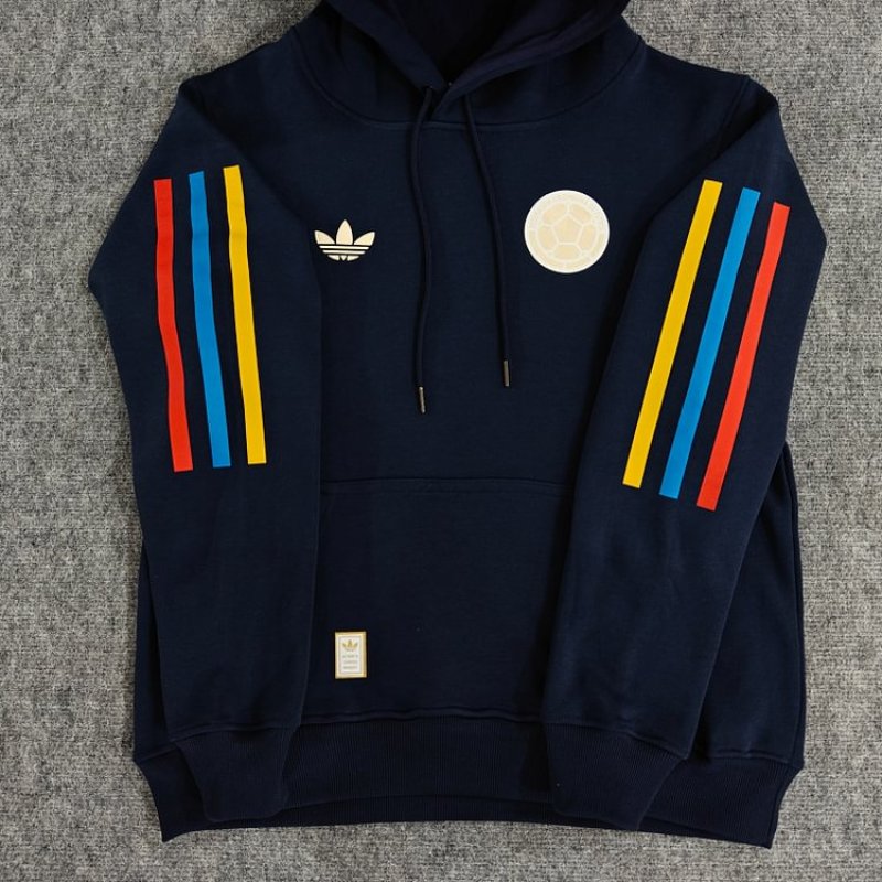 Colombia 24/25  100th Anniversary Hoodie conmemorativo seleccion -black