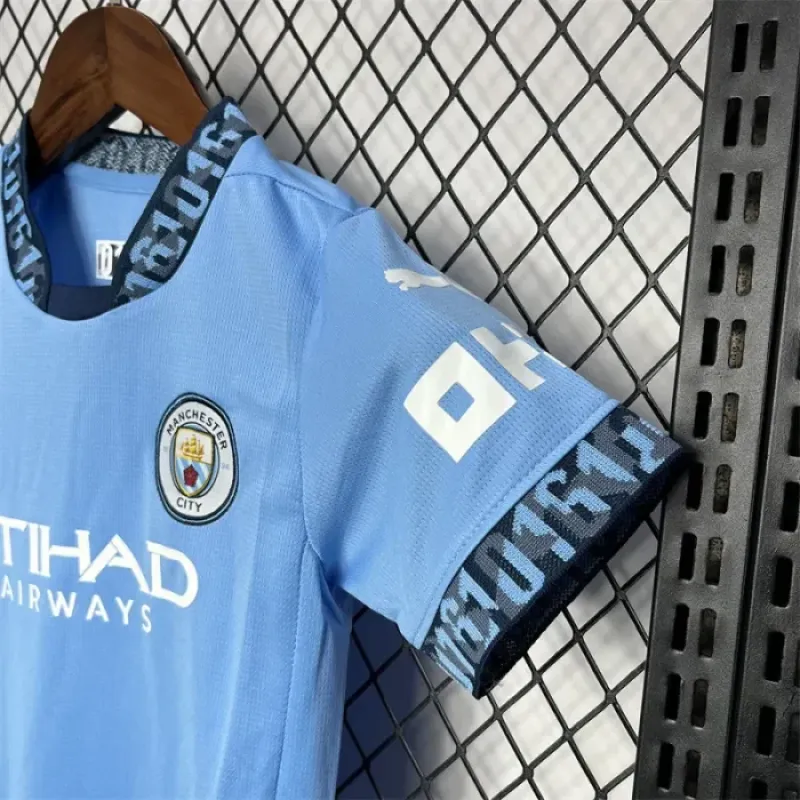 2023/2024 Manchester City Special Edition Grey Football Shirt 1:1 Thai Quality Kids Size