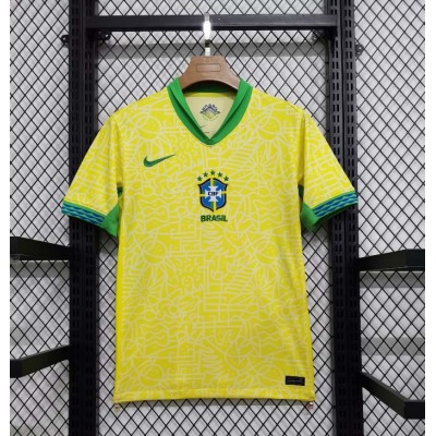 2024 Brazil Home Football Shirt 1:1 Thai Quality