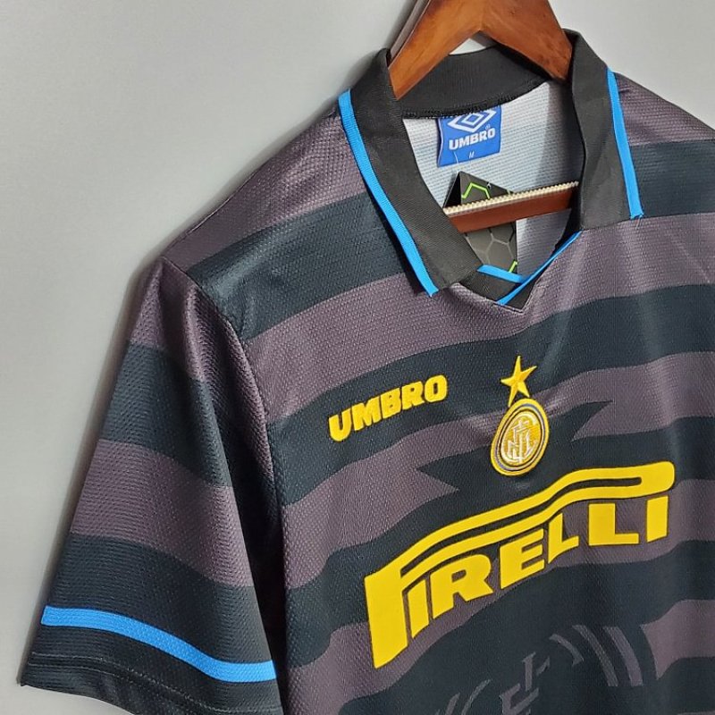 1997/1998 Retro Internazionale Milan third Football Jersey 1:1 Thai Quality