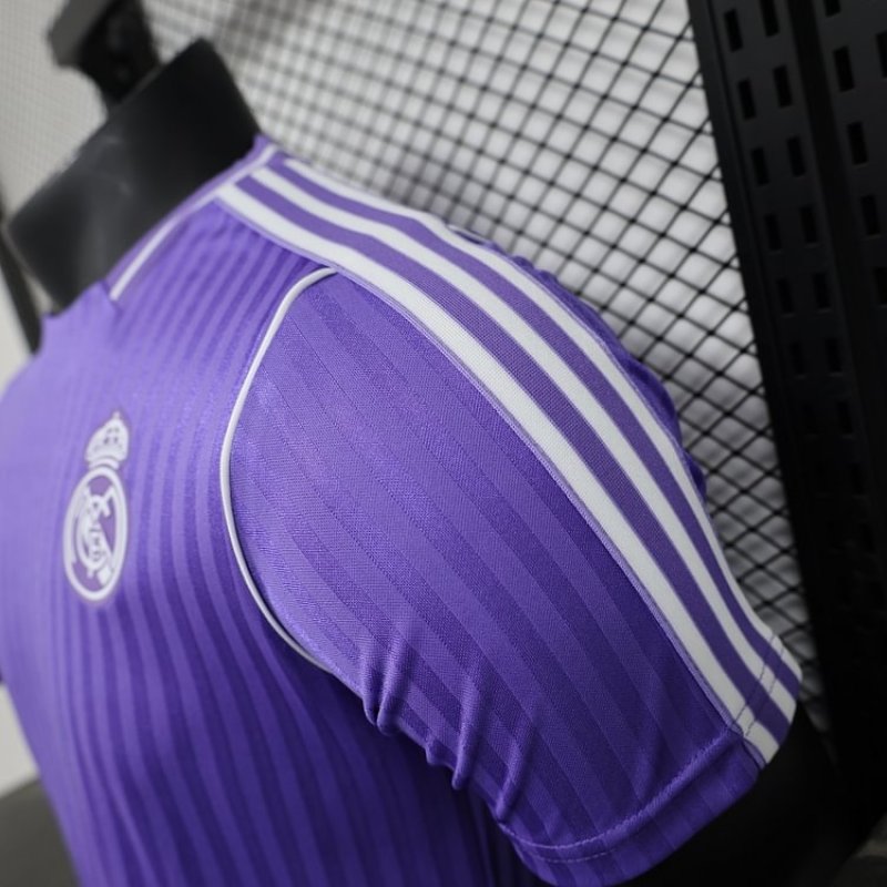 Player Version Real Madrid 2025 Retro Football Jersey
