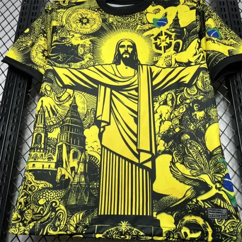 Brazil 24/25 Jesus Special Edition Jersey (Yellow)