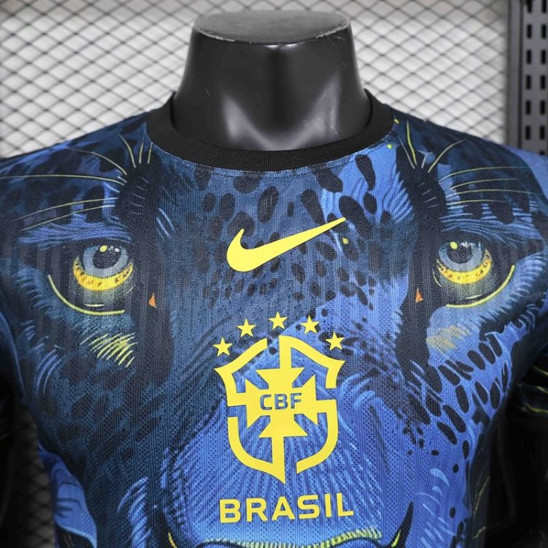 24/25 Brazil Blue Lion Special Edition Player Football Jersey