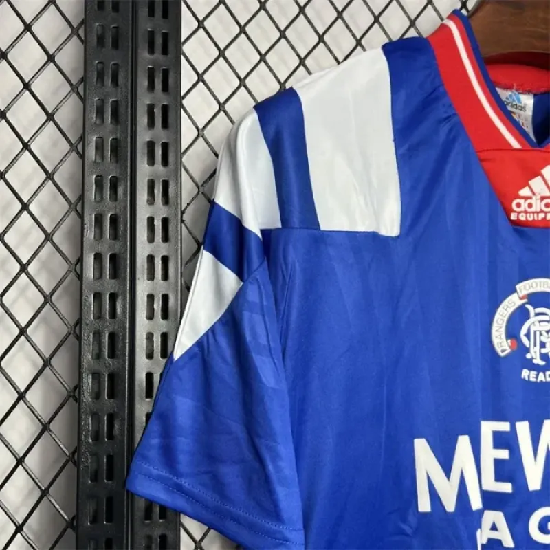 Retro Rangers Home Kit 1992 1994 Football Jersey