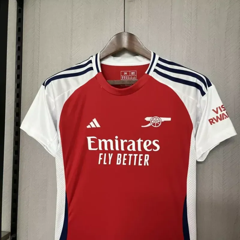 Kids Size 2024/2025 Arsenal Home Football Shirt 1:1 Thai Quality Kids Size