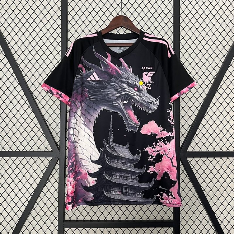 2024 Japan Pink Chinese dragon Special Edition Soccer Jersey