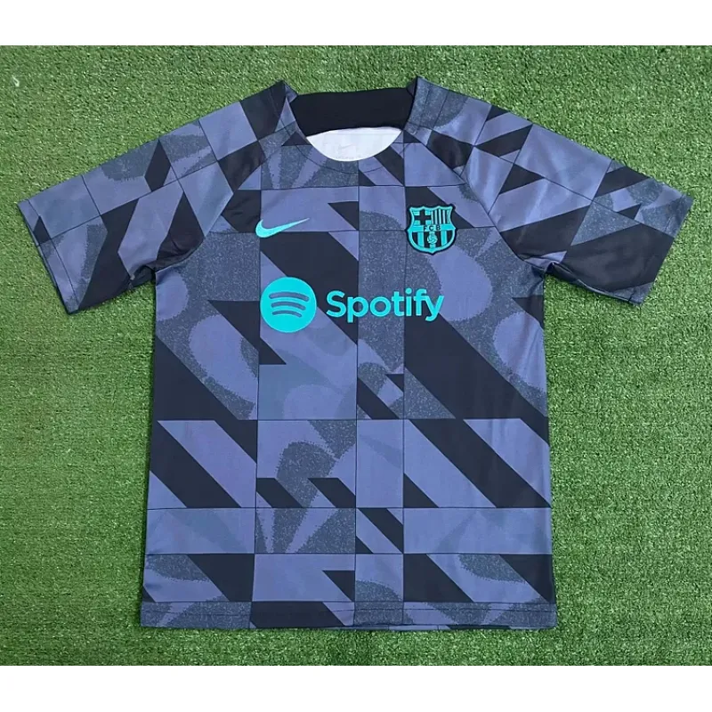 2023/2024 Barcelona Training Wear Gray Jersey