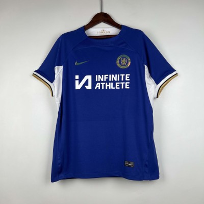 2023/2024 Chelsea Home Football Shirt 1:1 Thai Quality With Sponsor