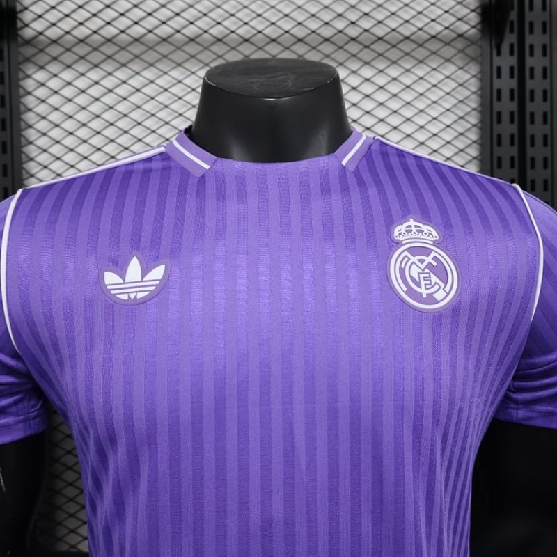 Player Version Real Madrid 2025 Retro Football Jersey