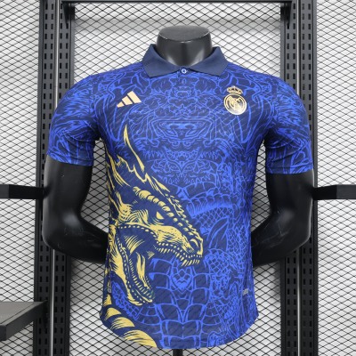 2024-2025 Real Madrid Special Edition Player's Edition Blue Jersey 1:1 Thailand Quality