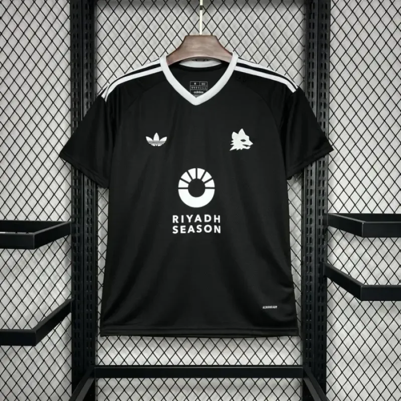 Roma Black 24/25 Football Jersey
