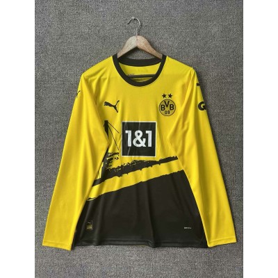 2023 / 2024 Long Sleeve Dortmund Hone Football Shirt 1:1 Thai Quality