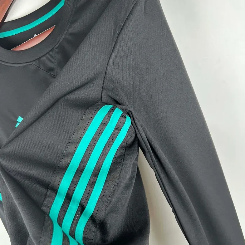 2017/2018 Retro Long Sleeve Real Madrid Away Football Shirt1:1 Thai Quality