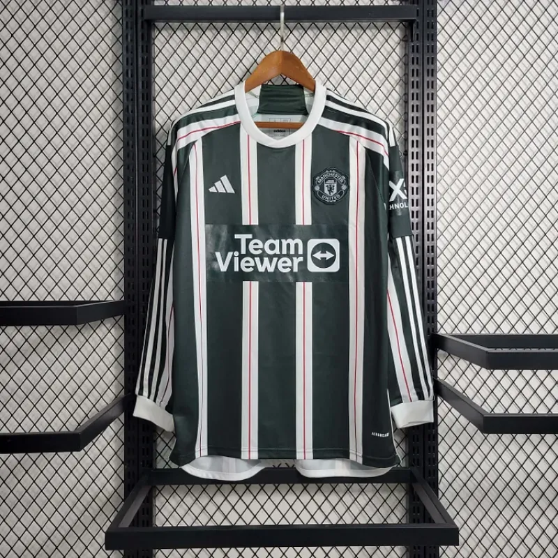 2023/2024 Long Sleeve Manchester United Away Football Shirt 1:1 Thai Quality