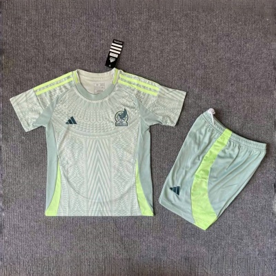 Kids Mexico 24/25 Away Football Jersey Kit