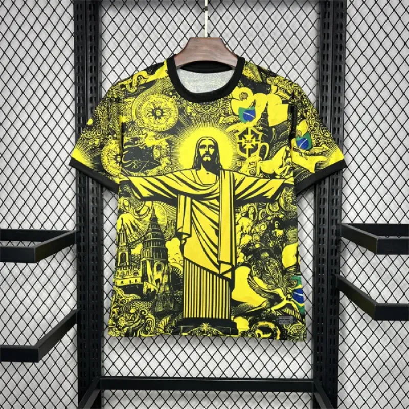 Brazil 24/25 Jesus Special Edition Jersey (Yellow)