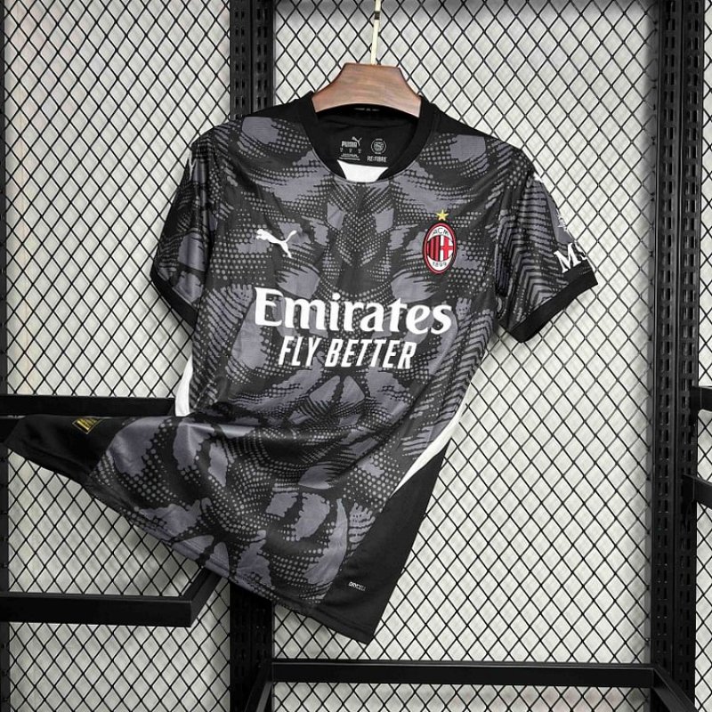 2024/2025 AC Milan Goalkeeper Black Football Jersey