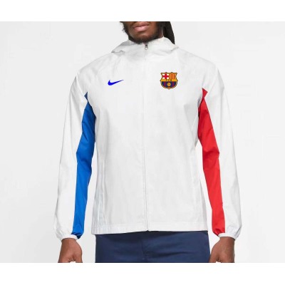 2023/2024 Barcelona Jersey Windbreaker White