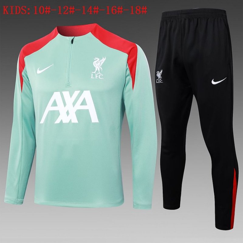 Kids 2024/2025 Liverpool Half-Dress Training Kit