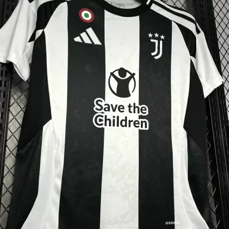 Juventus 24/25 Home Football Jersey (with sponsor)