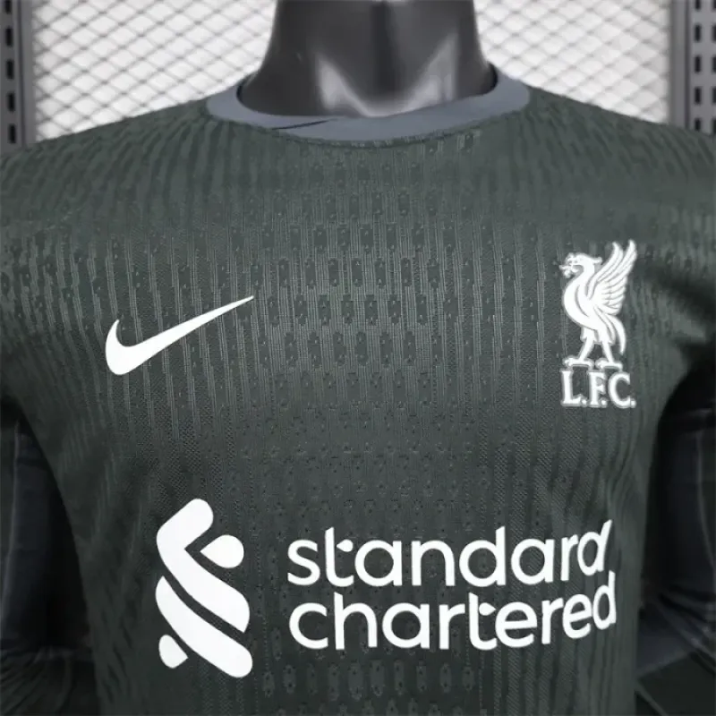Liverpool 24/25 Away Long Sleeve Football Shirt - Player Edition