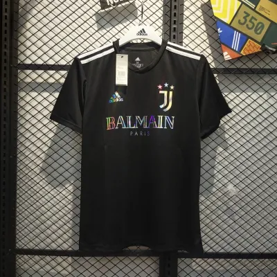 24-25 Juventus new black gradient training suit Jersey