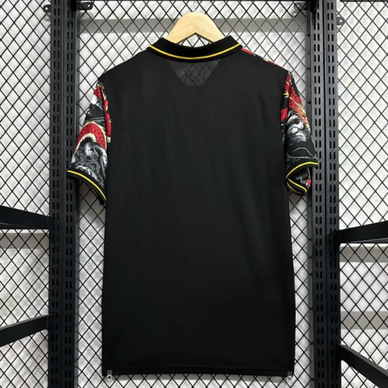 2024-2025 Real Madrid Year of the Dragon Special Edition Black Football Shirt 1:1 Thailand Quality
