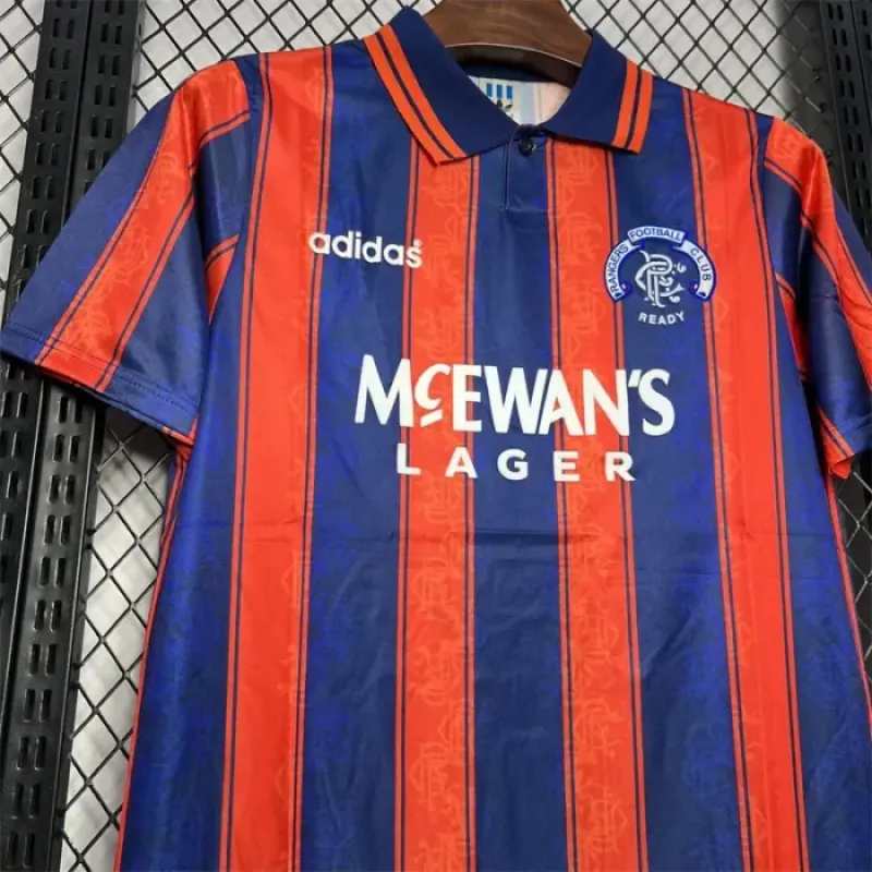 Retro Rangers Away Kit 1993 1994 Football Jersey