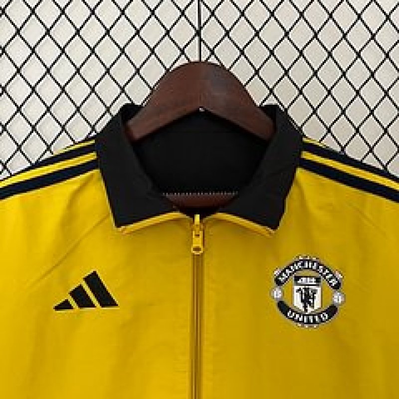 24/25 Manchester United Reversible Windbreaker Soccer Jersey